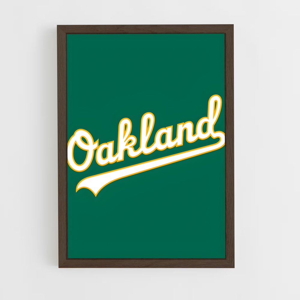 Poster Oakland Spirit – affiche Baseball (vue 5)